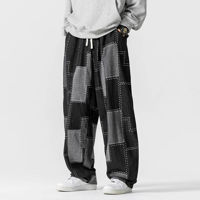 Shaped Denim Pants