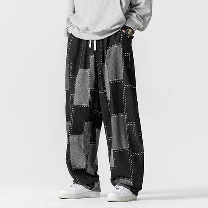 Shaped Denim Pants