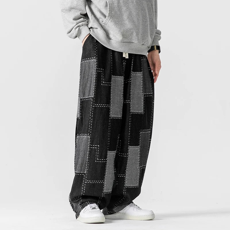 Shaped Denim Pants