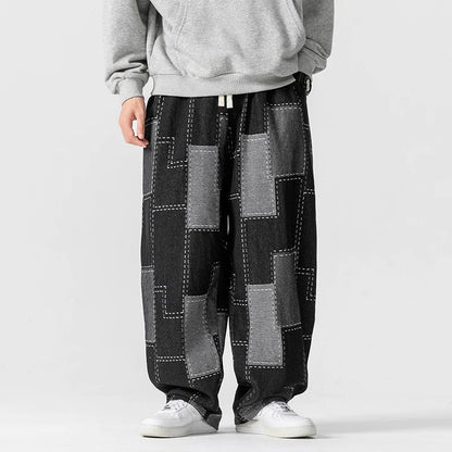 Shaped Denim Pants