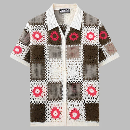 Sicily Floral Knit Shirt