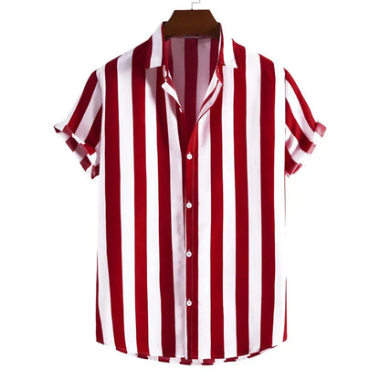 Stripe Button-Up Shirt