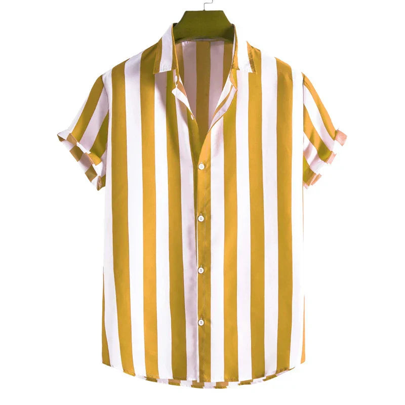 Stripe Button-Up Shirt