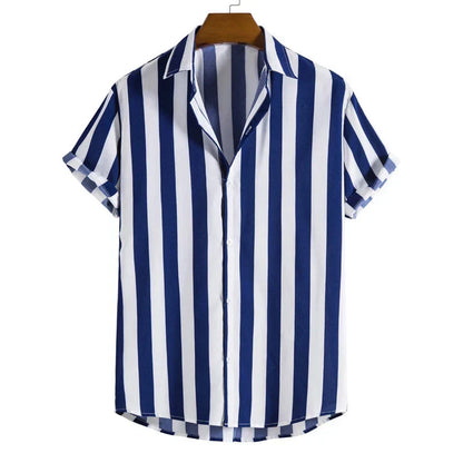 Stripe Button-Up Shirt