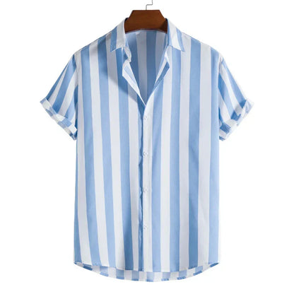 Stripe Button-Up Shirt