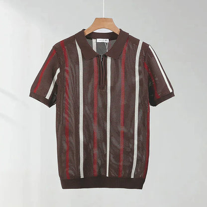 Thomas Open Knit Polo