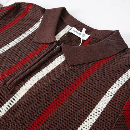 Thomas Open Knit Polo