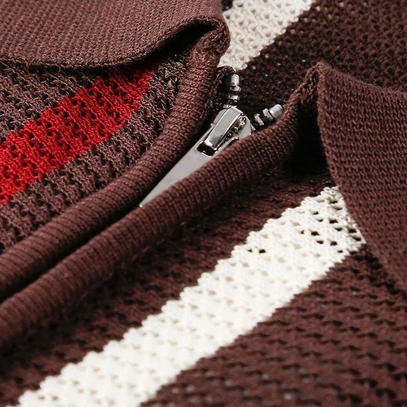 Thomas Open Knit Polo