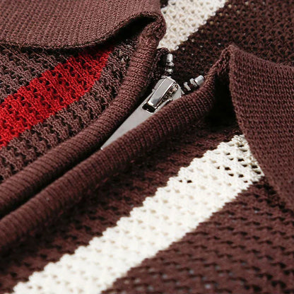 Thomas Open Knit Polo