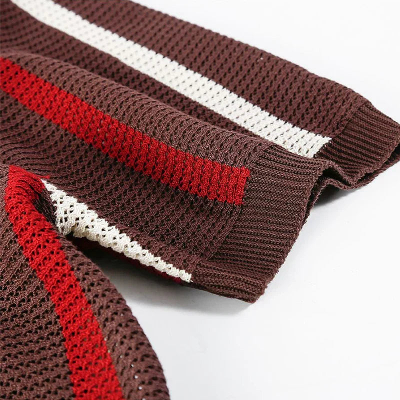 Thomas Open Knit Polo