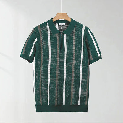 Thomas Open Knit Polo