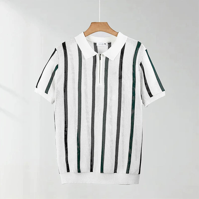 Thomas Open Knit Polo