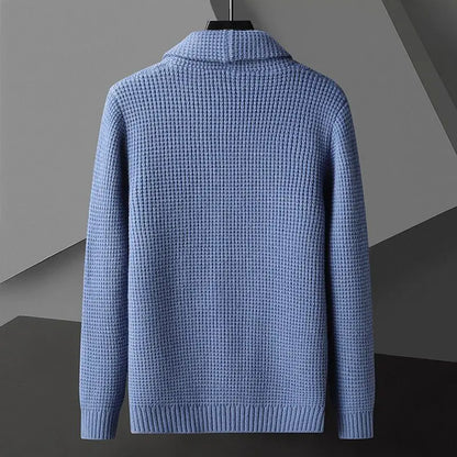Vincenzo Waffle-Knit Cardigan