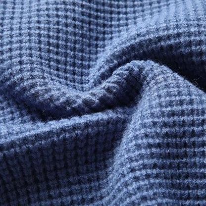 Vincenzo Waffle-Knit Cardigan