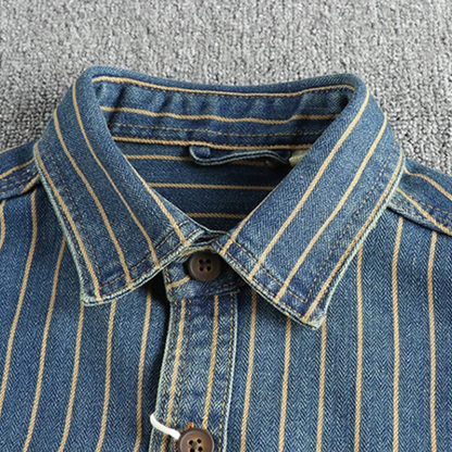 Vintage Denim Utility Shirt