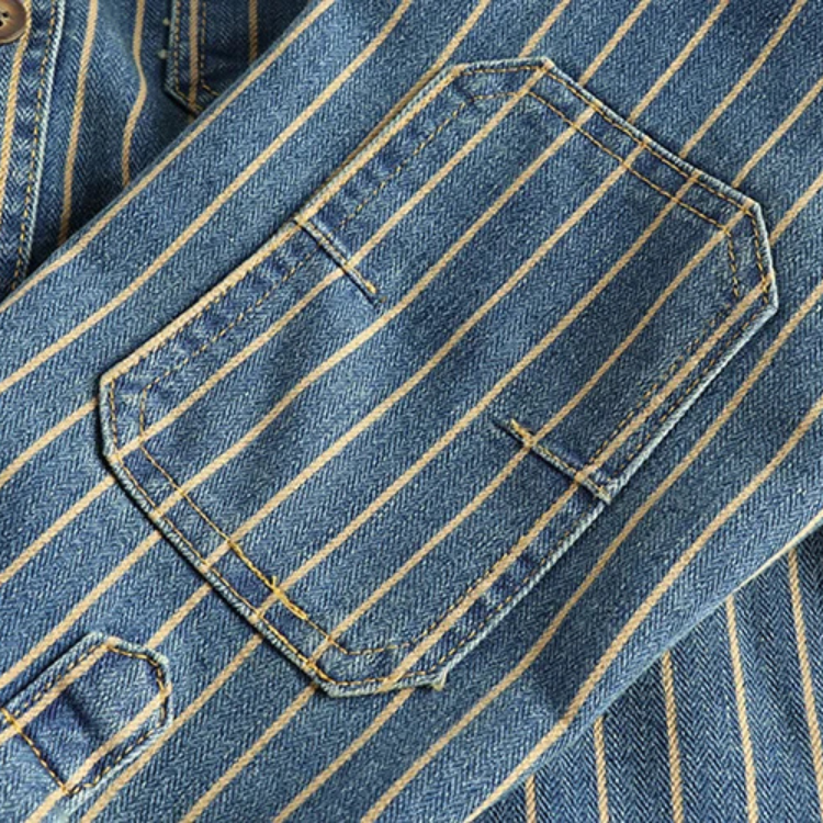 Vintage Denim Utility Shirt