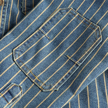 Vintage Denim Utility Shirt