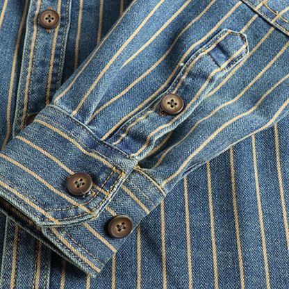 Vintage Denim Utility Shirt
