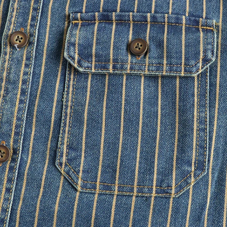 Vintage Denim Utility Shirt