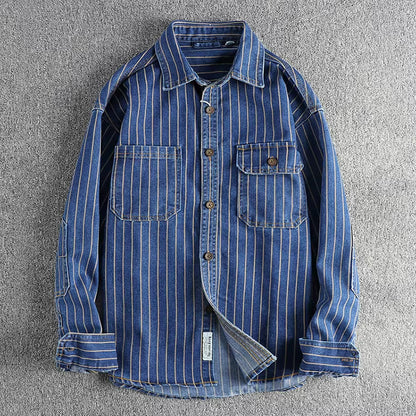 Vintage Denim Utility Shirt