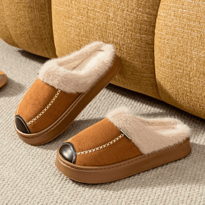The Ellington Fur Slipper