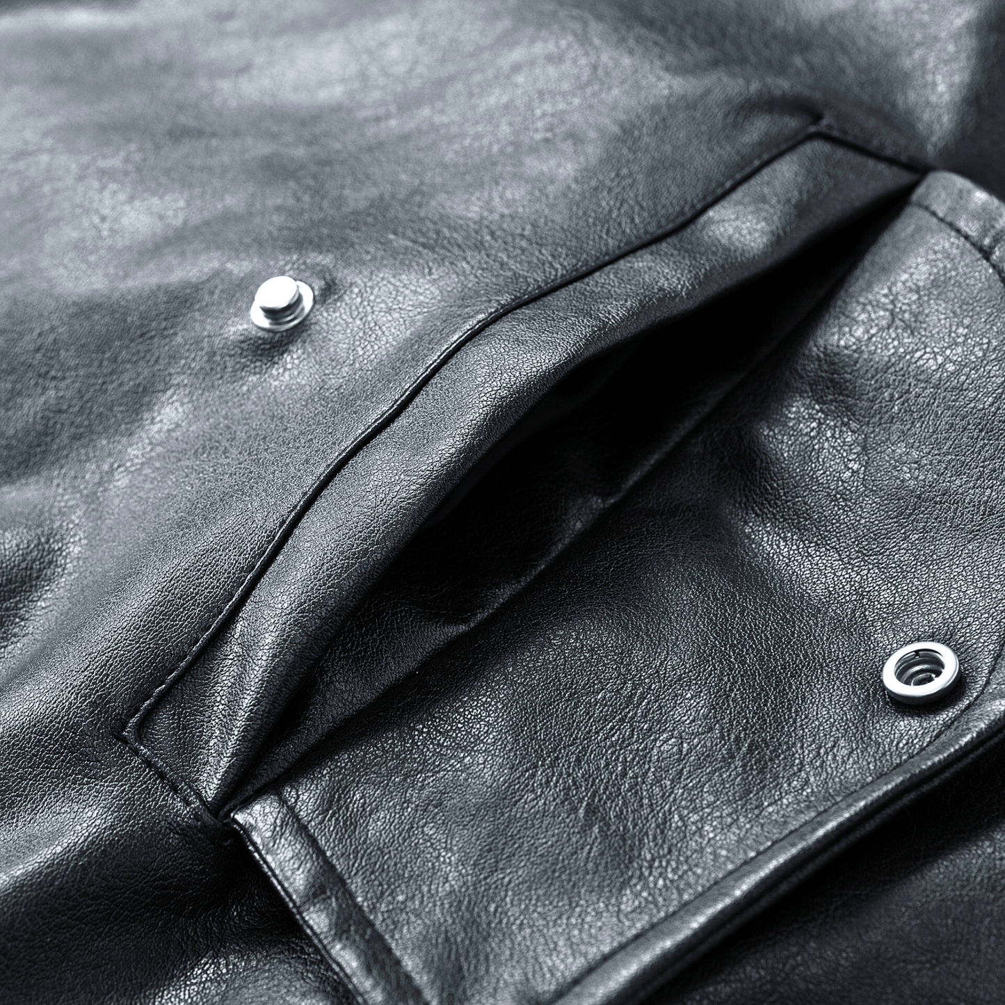 Weston Leather Hooded Bomber
