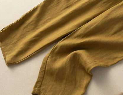 Amélie Cotton Linen Pants