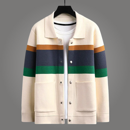 York Stripe Cardigan