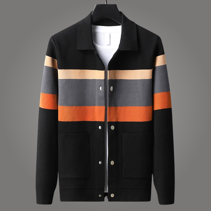 York Stripe Cardigan
